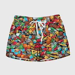 Шорты женские Снова в школу, цвет: 3D-принт