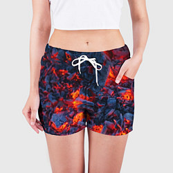 Шорты женские Магия углей, цвет: 3D-принт — фото 2