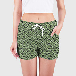 Шорты женские Змеиная Шкура Snake, цвет: 3D-принт — фото 2