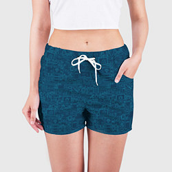 Шорты женские Информатика Informatics, цвет: 3D-принт — фото 2