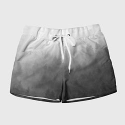 Шорты женские Темный лес - туман, цвет: 3D-принт