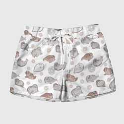 Женские шорты Милые тюлени
