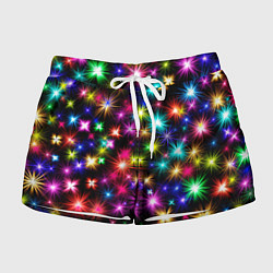 Женские шорты ЦВЕТНЫЕ ЗВЕЗДЫ COLORED STARS
