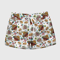 Женские шорты Мексиканские черепки