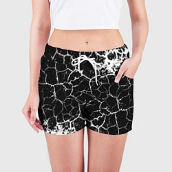 Шорты женские Белая Лава, цвет: 3D-принт — фото 2