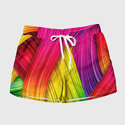 Женские шорты Multicolored ribbons