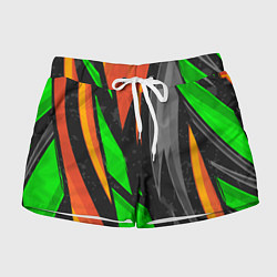 Шорты женские Абстракция, цвет: 3D-принт