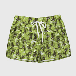 Женские шорты Милитари робот монстр