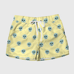 Женские шорты Милые зубастые черепочки