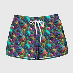 Женские шорты Паттерн Морские Монстры