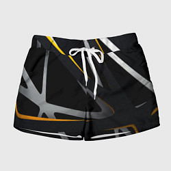 Женские шорты Спортивная геометрия полосы