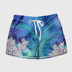 Женские шорты Авангардная фрактальная композиция