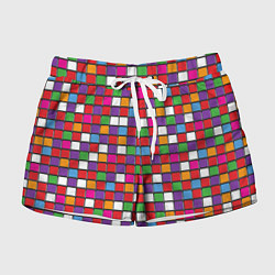 Шорты женские Color cubes, цвет: 3D-принт