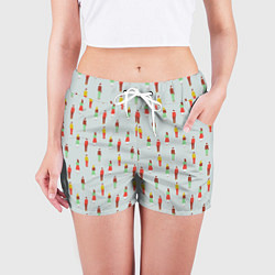 Шорты женские People, цвет: 3D-принт — фото 2