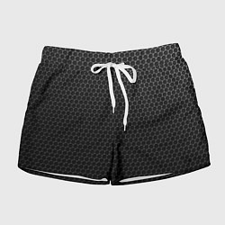 Шорты женские Текстура кольчуги, цвет: 3D-принт