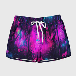 Шорты женские Эфемерный камуфляж, цвет: 3D-принт