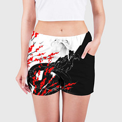 Шорты женские Tokyo Dragon, цвет: 3D-принт — фото 2