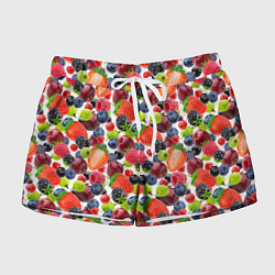 Женские шорты Разные ягоды