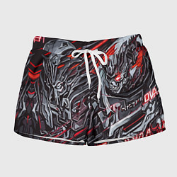 Шорты женские Красная каменная броня, цвет: 3D-принт