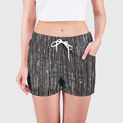 Шорты женские Ствол дерева, цвет: 3D-принт — фото 2