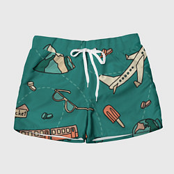 Женские шорты Предметы для путешествий, транспорт