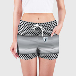 Шорты женские Tesla металлическая сетка, цвет: 3D-принт — фото 2