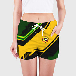 Шорты женские Serious Sam geometry, цвет: 3D-принт — фото 2