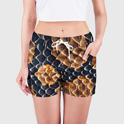 Шорты женские Змеиный талисман, цвет: 3D-принт — фото 2