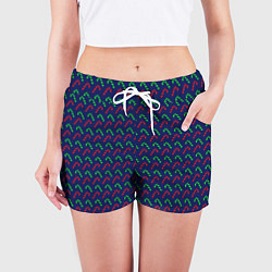 Шорты женские Карамельная трость, цвет: 3D-принт — фото 2