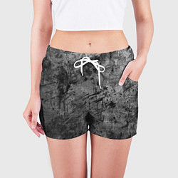 Шорты женские Абстракция - grunge break, цвет: 3D-принт — фото 2