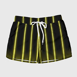 Шорты женские Neon yellow, цвет: 3D-принт