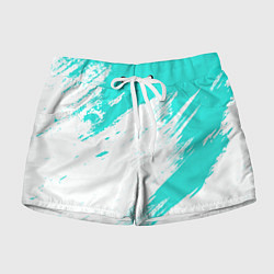Женские шорты Color white light blue