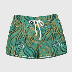 Шорты женские Сафари микс, цвет: 3D-принт