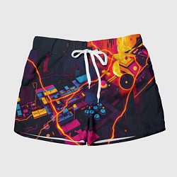 Женские шорты Техническая абстракция