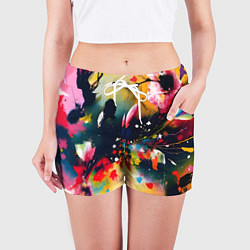 Шорты женские Глубокая абстракция, цвет: 3D-принт — фото 2