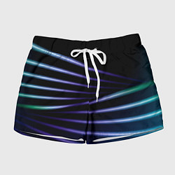 Женские шорты Color black blue