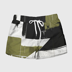 Шорты женские Tesla логотип, цвет: 3D-принт