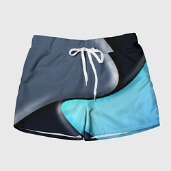 Шорты женские Разноцветный, цвет: 3D-принт