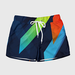Шорты женские Multicolored, цвет: 3D-принт
