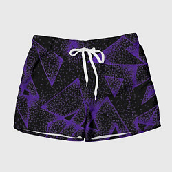 Женские шорты The triangle is purple