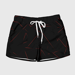 Женские шорты Color red line