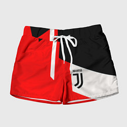 Шорты женские Juventus sport geometry, цвет: 3D-принт
