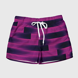 Женские шорты Color pink square