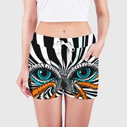 Шорты женские Глаз и щупальца, цвет: 3D-принт — фото 2