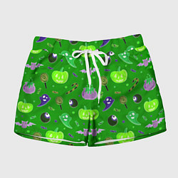 Шорты женские Halloween green, цвет: 3D-принт