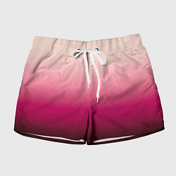 Женские шорты Градиент transcendent pink омбре