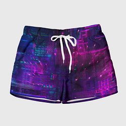 Шорты женские Геометрия будущего, цвет: 3D-принт