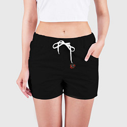 Шорты женские Motocross in the mountains, цвет: 3D-принт — фото 2