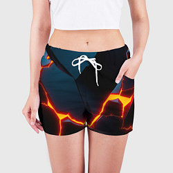 Шорты женские Plate split, цвет: 3D-принт — фото 2