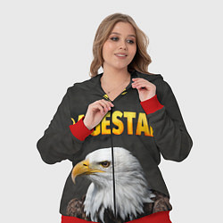 Женский 3D-костюм Dagestan Eagle, цвет: 3D-красный — фото 2